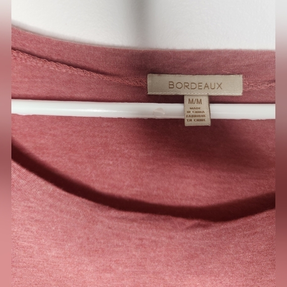 Bordeaux Long Sleeve Pink Shirt Size M - Picture 3 of 7